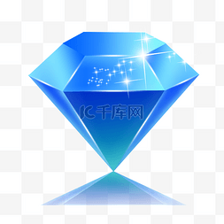 蓝色宝石图片_蓝色的钻石