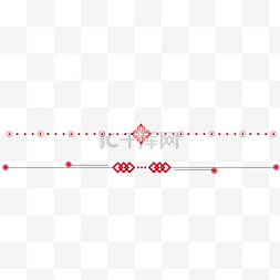 分割线红色图片_中国风分割线