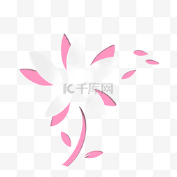 母亲节百合花朵粉色