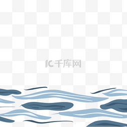 蓝色海水图图片_蓝色的海水免抠图