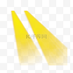 黄色舞台灯光光束
