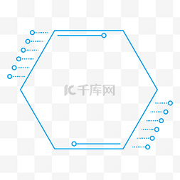 矢量科技简洁线框图