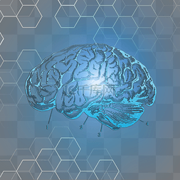 科技抽象几何线条图片_生物基因科技未来技术抽象几何空