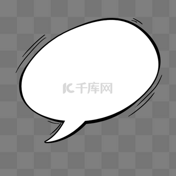 对话框卡通