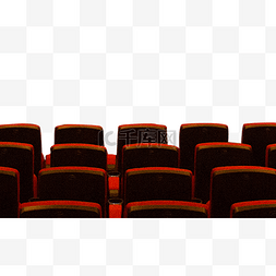 电影院红色座椅