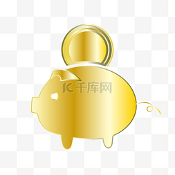 钱龙logo图片_存钱罐小猪