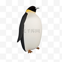 qq企鹅图片_立体南极企鹅