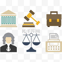 律师法律图标