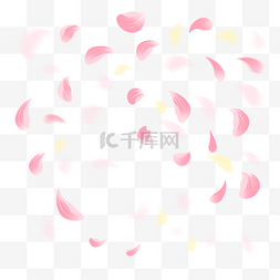 漂浮桃花瓣
