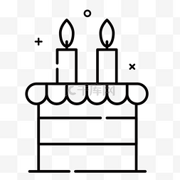 生日蜡烛蜡烛图片_生日蛋糕图标