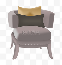 欧式家具插画图片_欧式的家具沙发插画