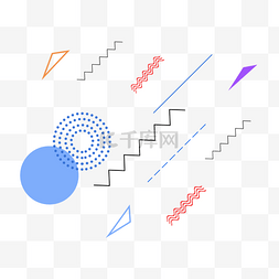 12孟菲斯图片_几何孟菲斯线条