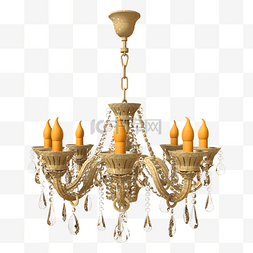 金色水晶吊灯