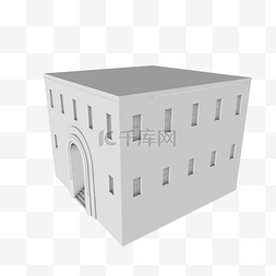house图片_C4D房子3D模型PNG