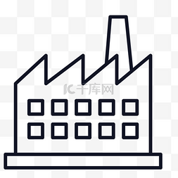 建筑图片_卡通的工厂建筑