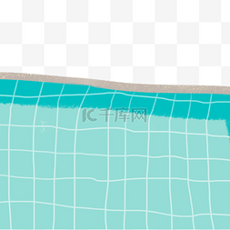 卡通游泳池PNG下载