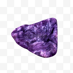 不规则紫色贝壳