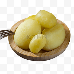 熟土豆图片_果盘里的熟土豆