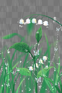 雨水节气图片_节气雨水春天春季植物