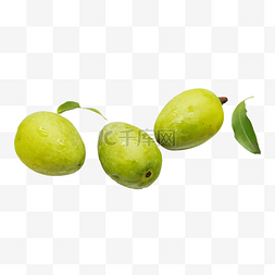 绿色新鲜水果图片_绿色橄榄橄榄果