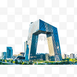 旅游图片_北京城市地标中央电视台新址建筑