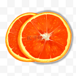橘子手绘橘子图片_夏天可口橙子手绘