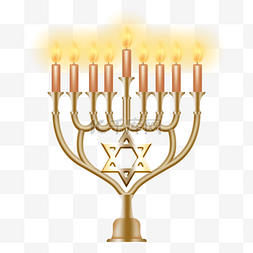 节日的氛围图片_hanukkah节日氛围蜡烛