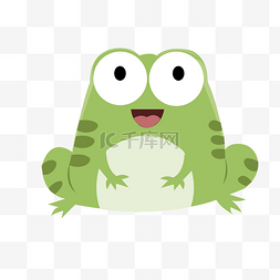 青蛙和小狗图片图片_夏季绿色青蛙