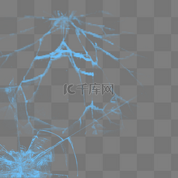 破碎玻璃花纹