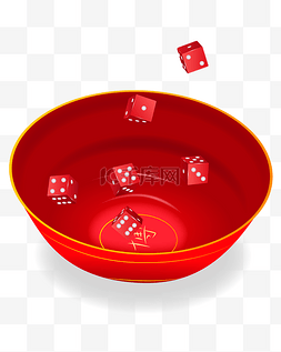 骰子桌游图片_红色的骰子