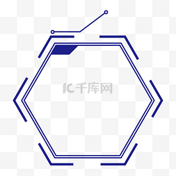 科技边框简洁边框图片_创意简洁边框