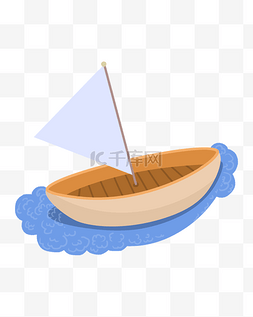 夏季可爱小帆船