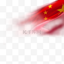 中国风ppt模板图片_党建文化五星红旗飘扬