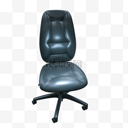 椅子蓝色真皮家具座椅理发用椅子