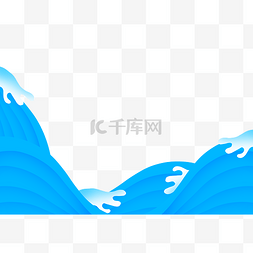 海洋海浪图案