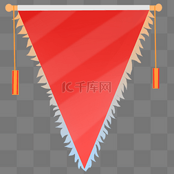 三角形卡通吊旗