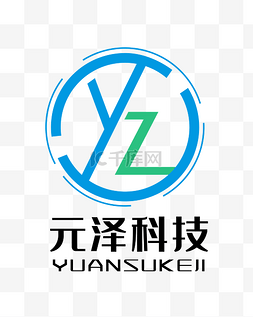 蓝色圆形LOGO