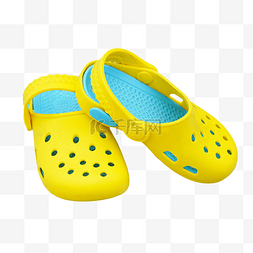 黄色儿童拖鞋