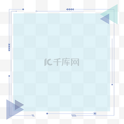 极简半透明科技二维码边框