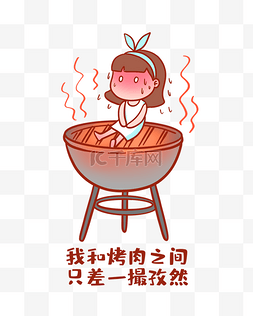 夏季高温搞笑表情包