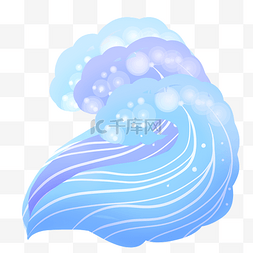 小浪花浪花图片_梦幻小清新海浪浪花