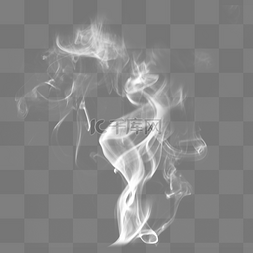 漂浮的烟雾图片_白色漂浮的烟雾插画