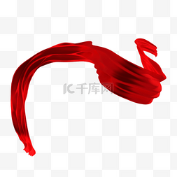 丝带飘浮丝带图片_红色飘浮丝带设计