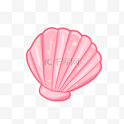 贝壳图片_糖果色可爱粉色贝壳