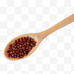 木勺木筷图片_一木勺子红豆