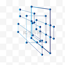 线条素材互联网图片_点线线条未来几何