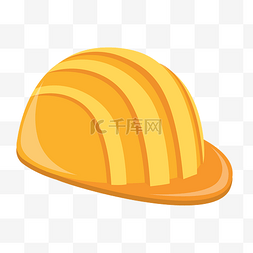 黄色安全帽元素