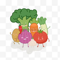 拟人蔬菜表情包