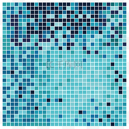马赛克底纹图片_矢量清新马赛克底纹