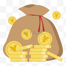 金融财务一袋金币